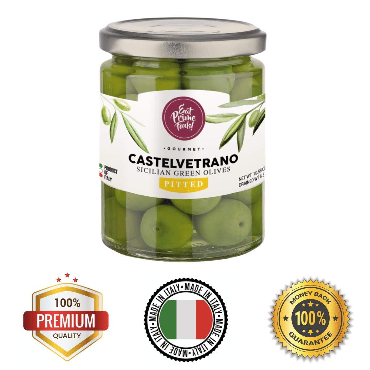 PITTED Sicilian Green Olives From Castelvetrano Perfect Olives For