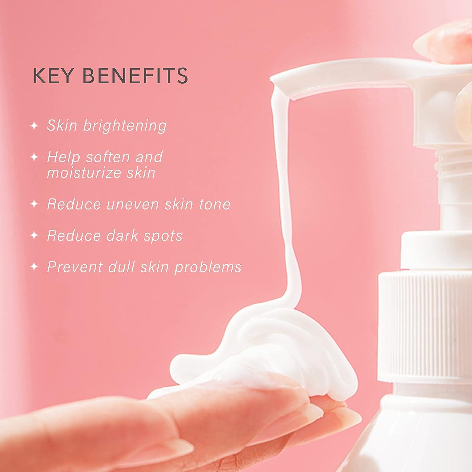 Pure Glutathione Brightening Body Lotion for Dark Spots Smoothing Even