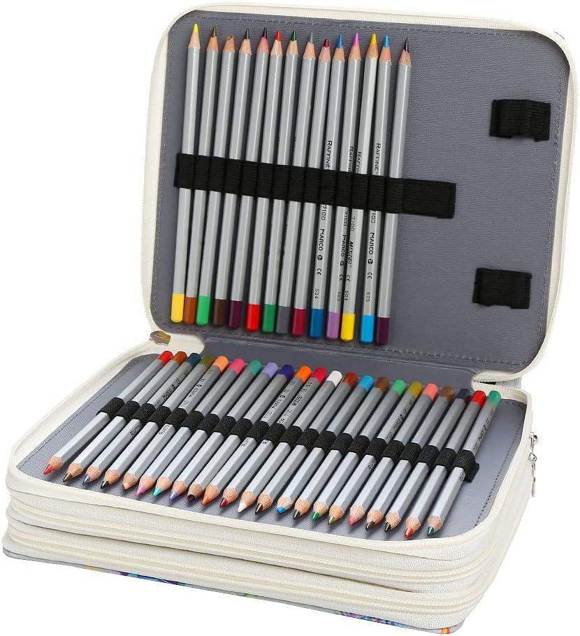 Portable Colored 120 Slots Pencil case Organizer for Prismacolor Watercolor  Pencils, Crayola Colored Pencils, Marco Pencils, Pen - AliExpress