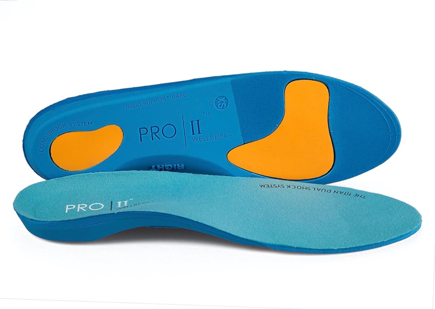 Pro 11 Wellbeing Titan Orthotic Sports Insole - Dual Shock Balance for ...