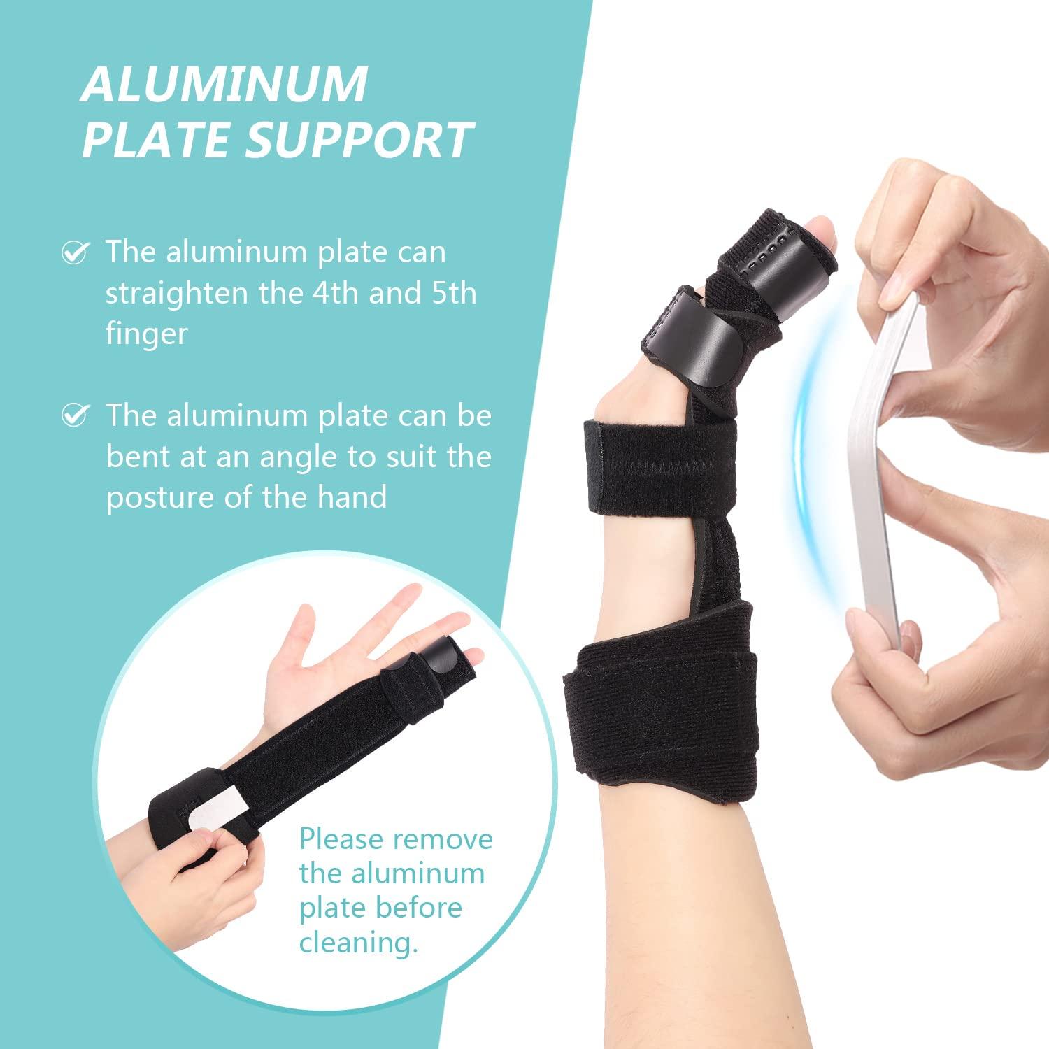 Pinky Finger Splint Boxer Fracture Splint 4th & 5th Metacarpal Brace