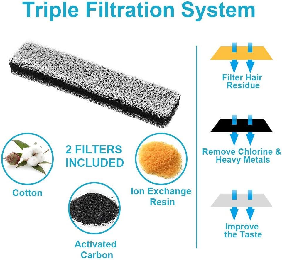 NPET Cat Water Fountain, 3L Automatic Pet Drinking Fountain Dog Water