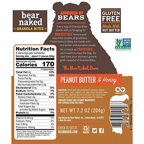 BearGranola Bites Peanut Butter Honey (7 2 oz) Healthy