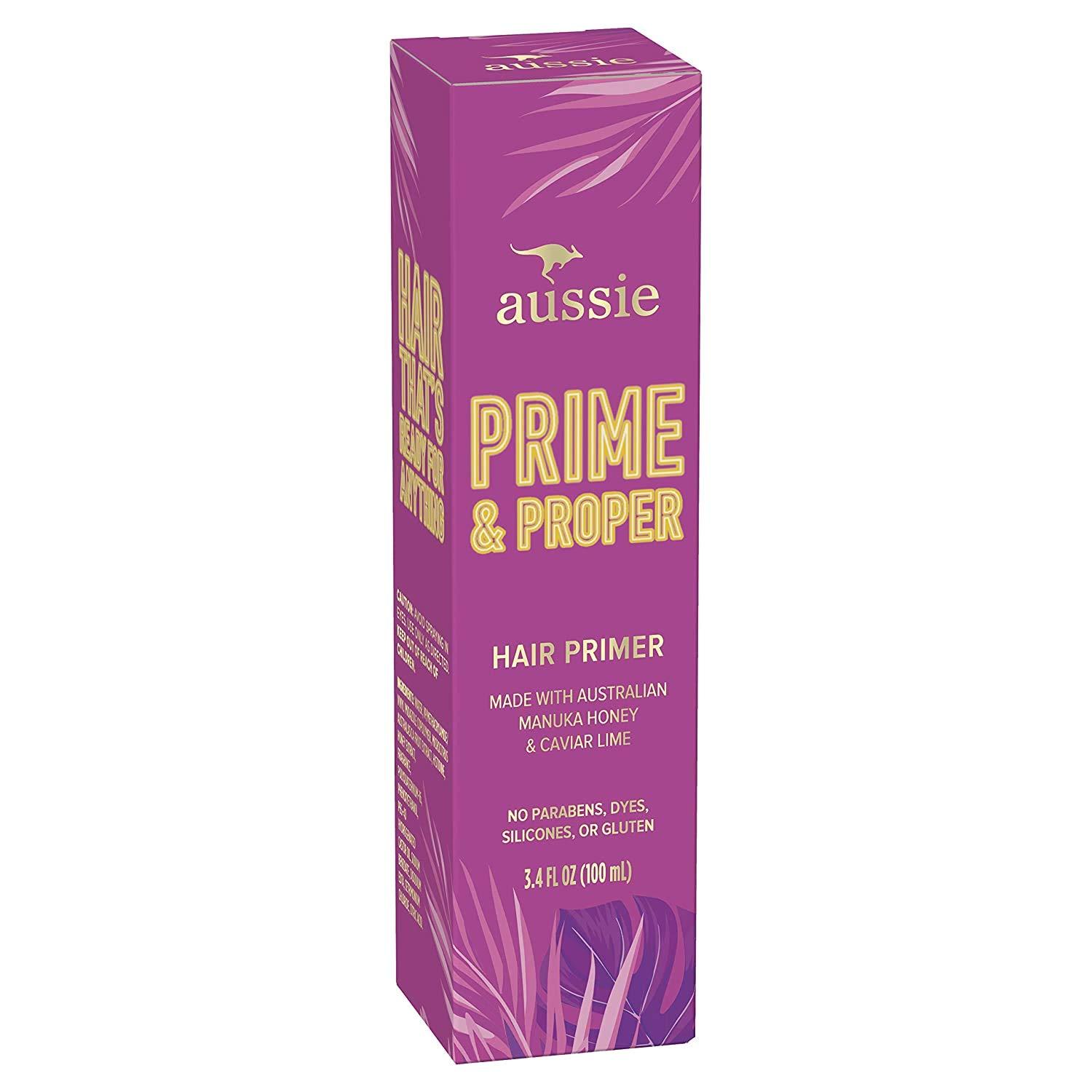 Aussie Prime & Proper Hair Primer Treatment, Heat Protectant Spray