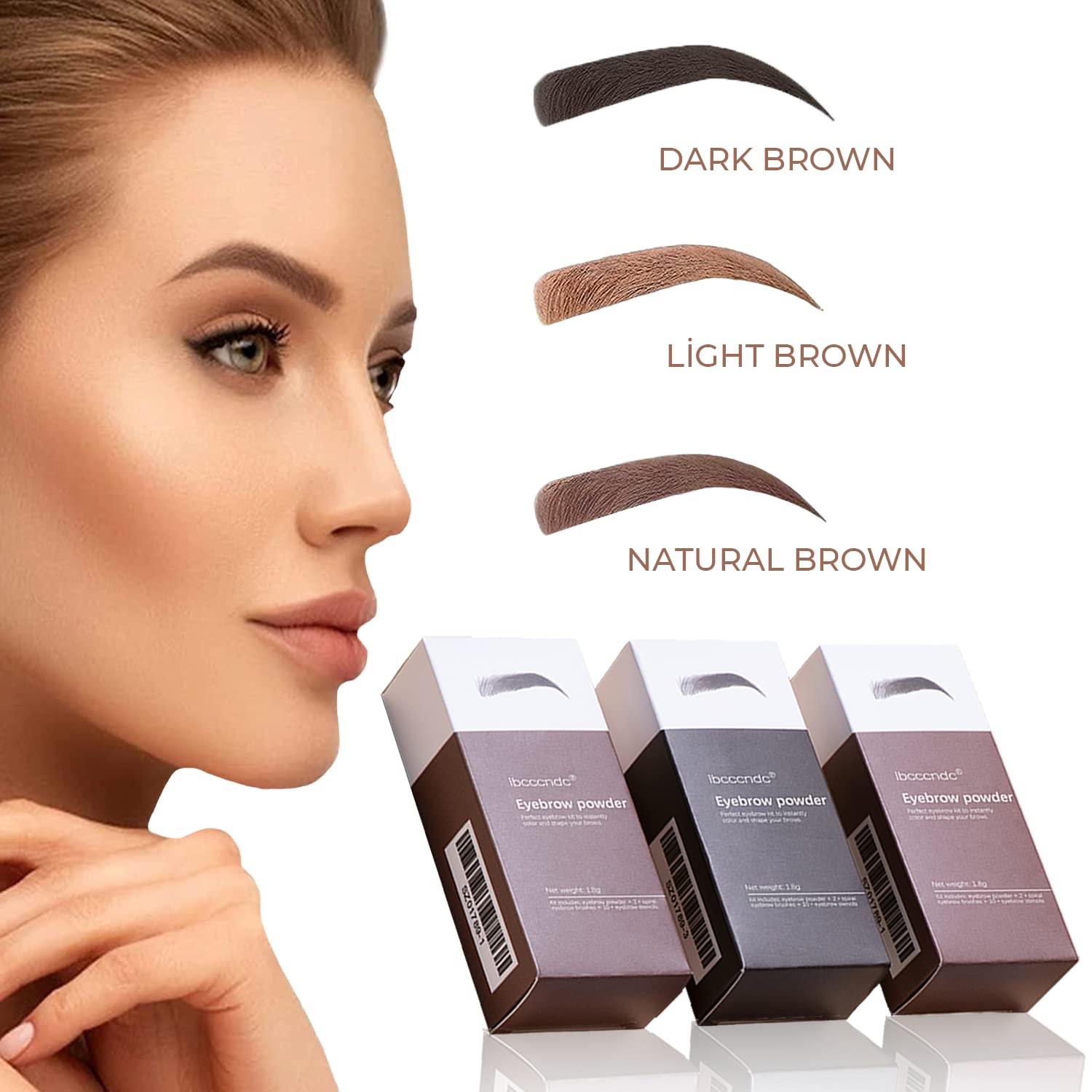 Eyebrow Stamp Stencil Kit, Eyebrow Stamp, 1 Step Eyebrow Stencil