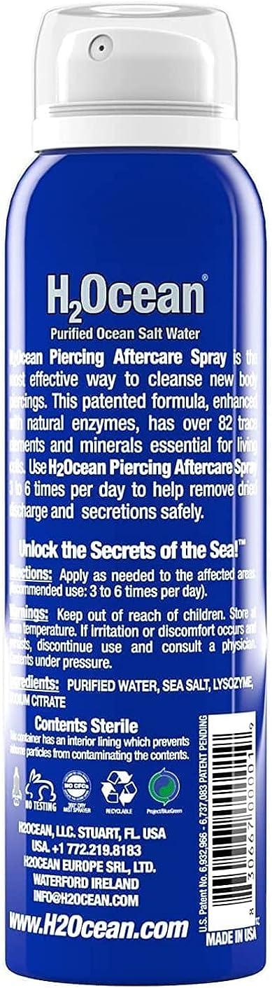 How to use h2ocean new arrivals spray on nose piercing