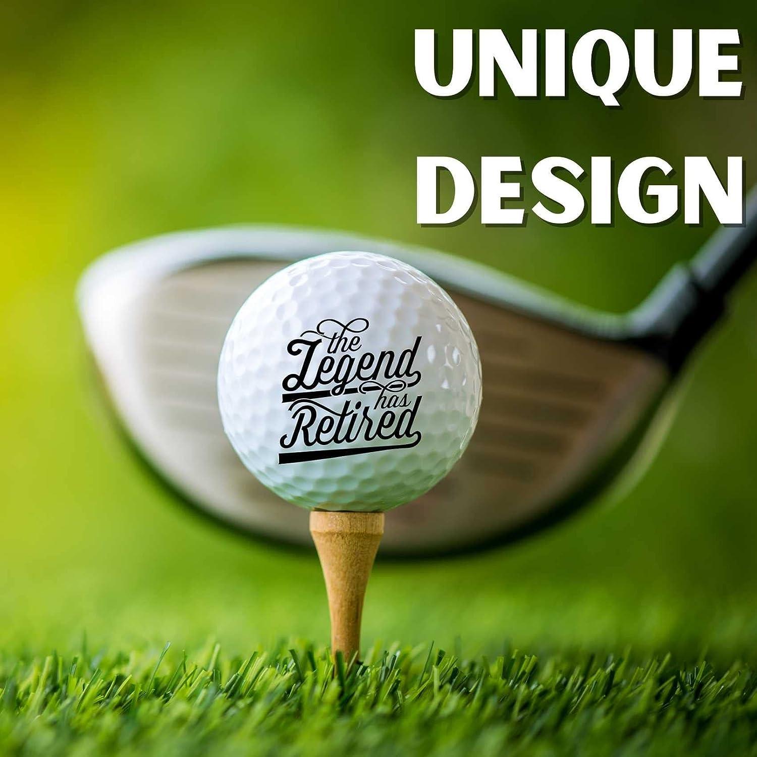Personalized Retirement Golf Ball Set