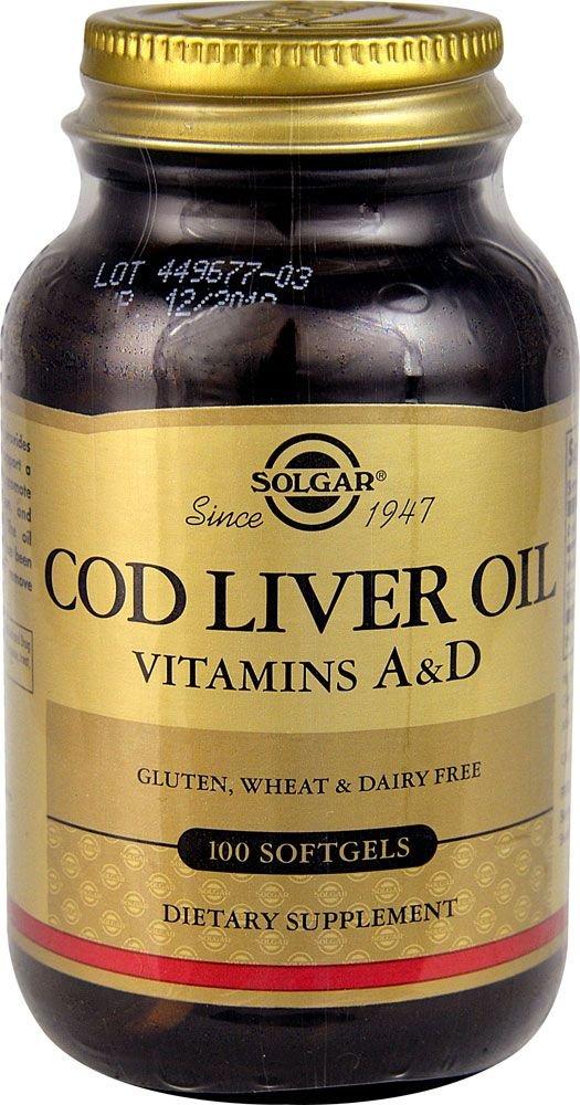 Solgar Norwegian Cod Liver Oil 100 SG 3Pack Pure Omega3 Supplement
