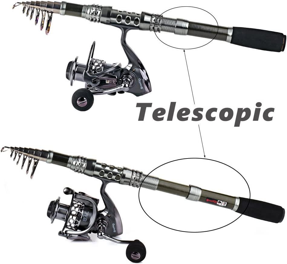 Sougayilang Fishing Rod Combo - 1.8M Telescopic Pole