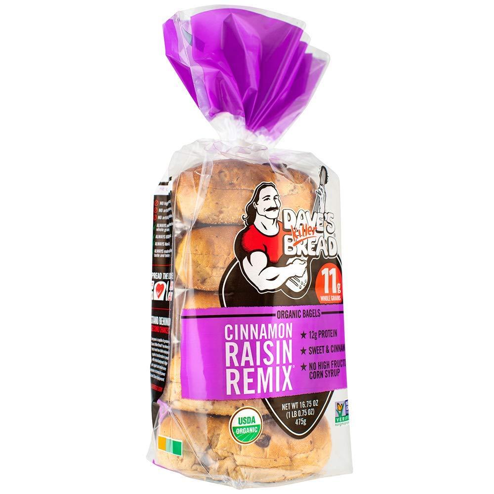 Dave's Killer Bread Organic Cinnamon Raisin Bagels - 16.75 oz - Sweet ...