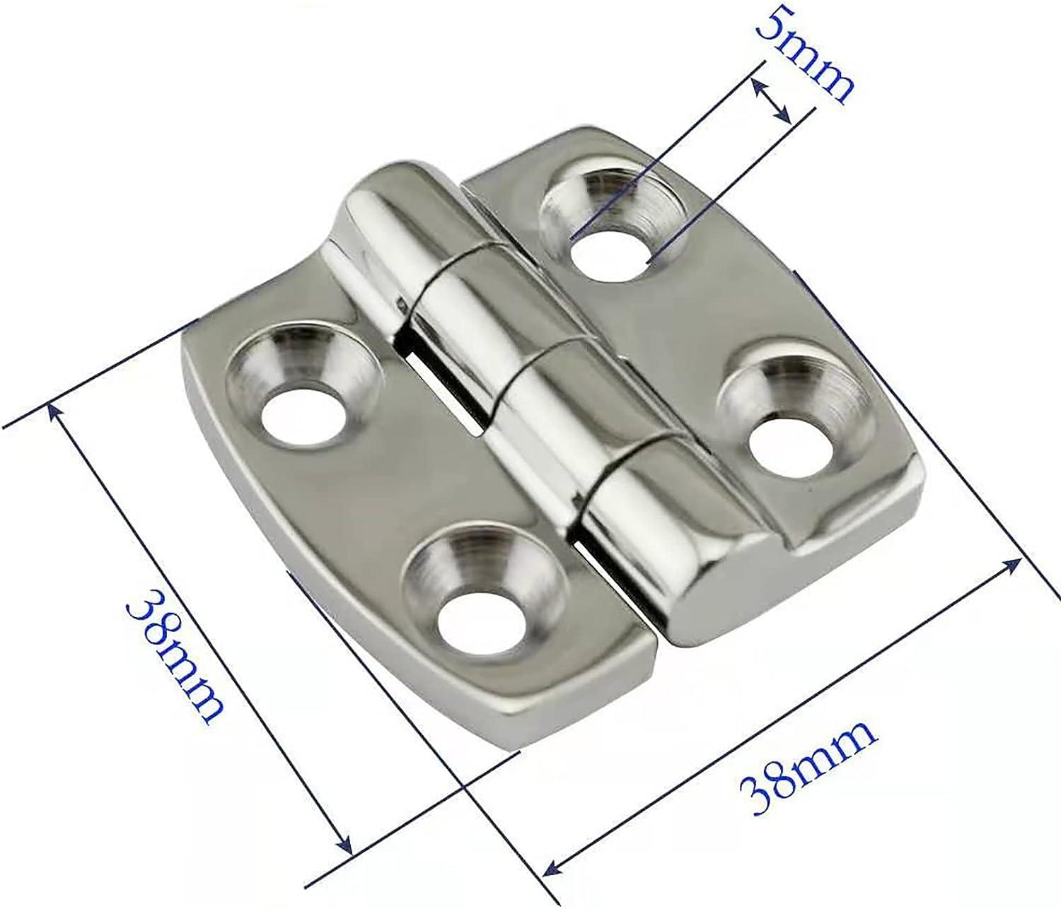 Boat Hinges Stainless Steel Marine Hinges 11/2" x 11/2" Pair