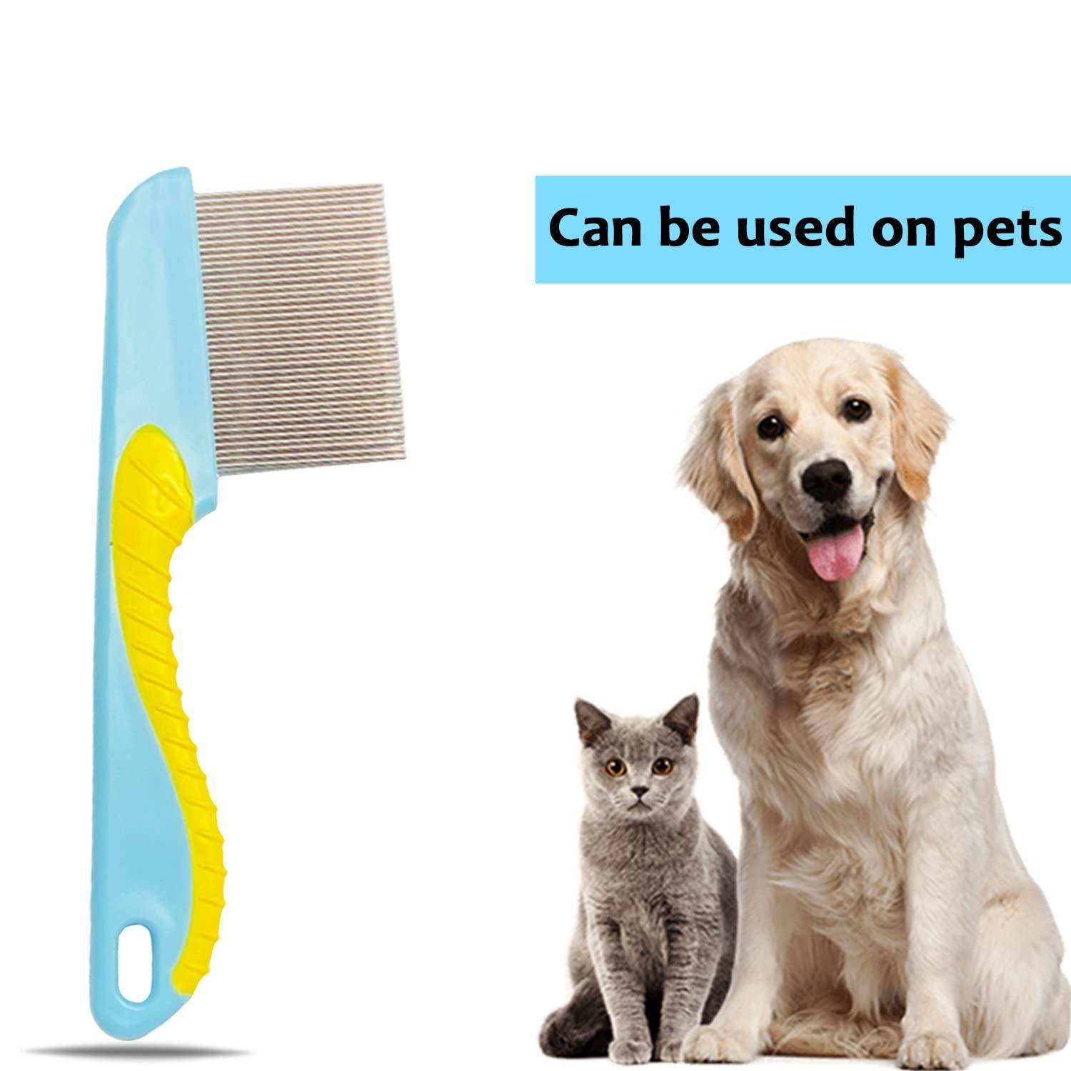 Metal Nit Comb Fine Tooth Long Handled Nit Comb Remove Head Nits 1