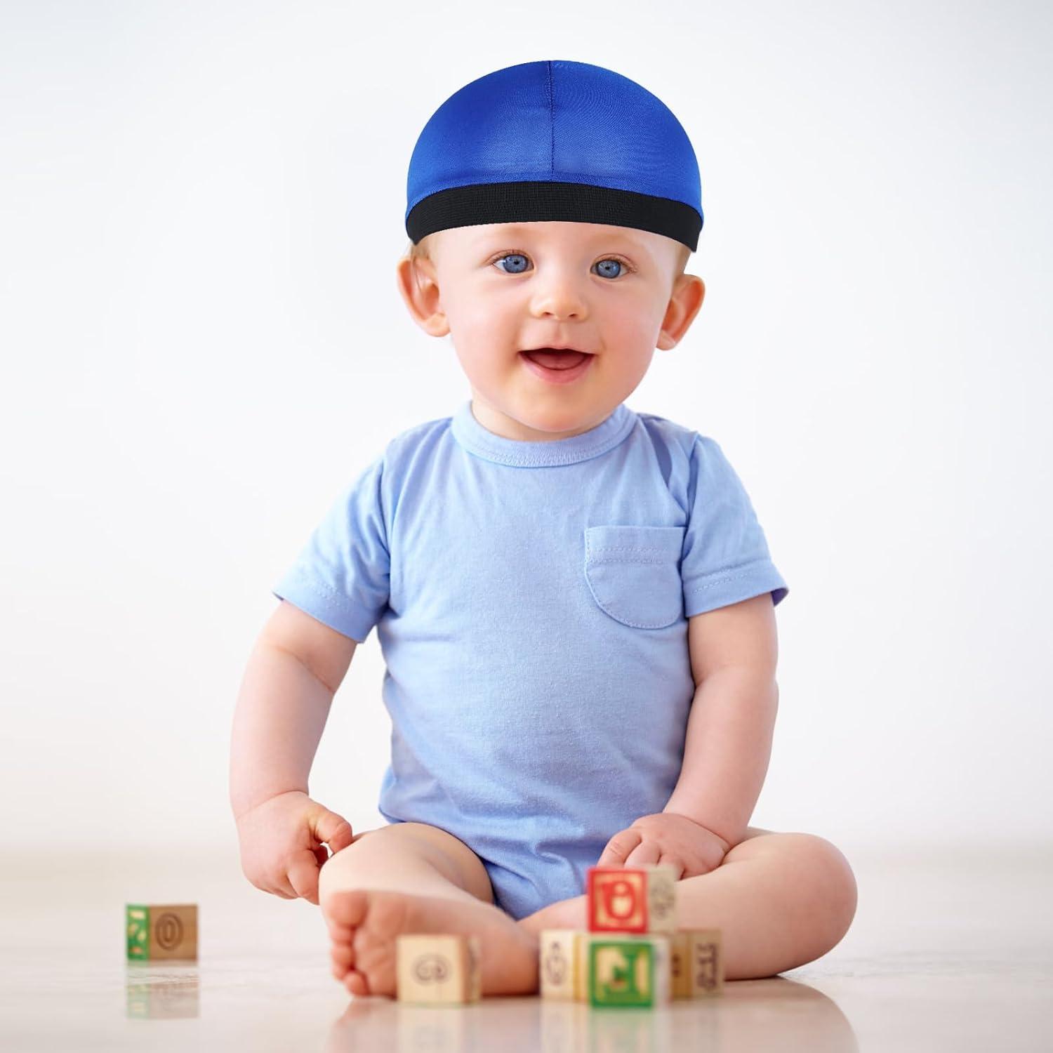 Lusofie Pcs Kids Satin Wave Caps Boo Boo Cap for Boys and