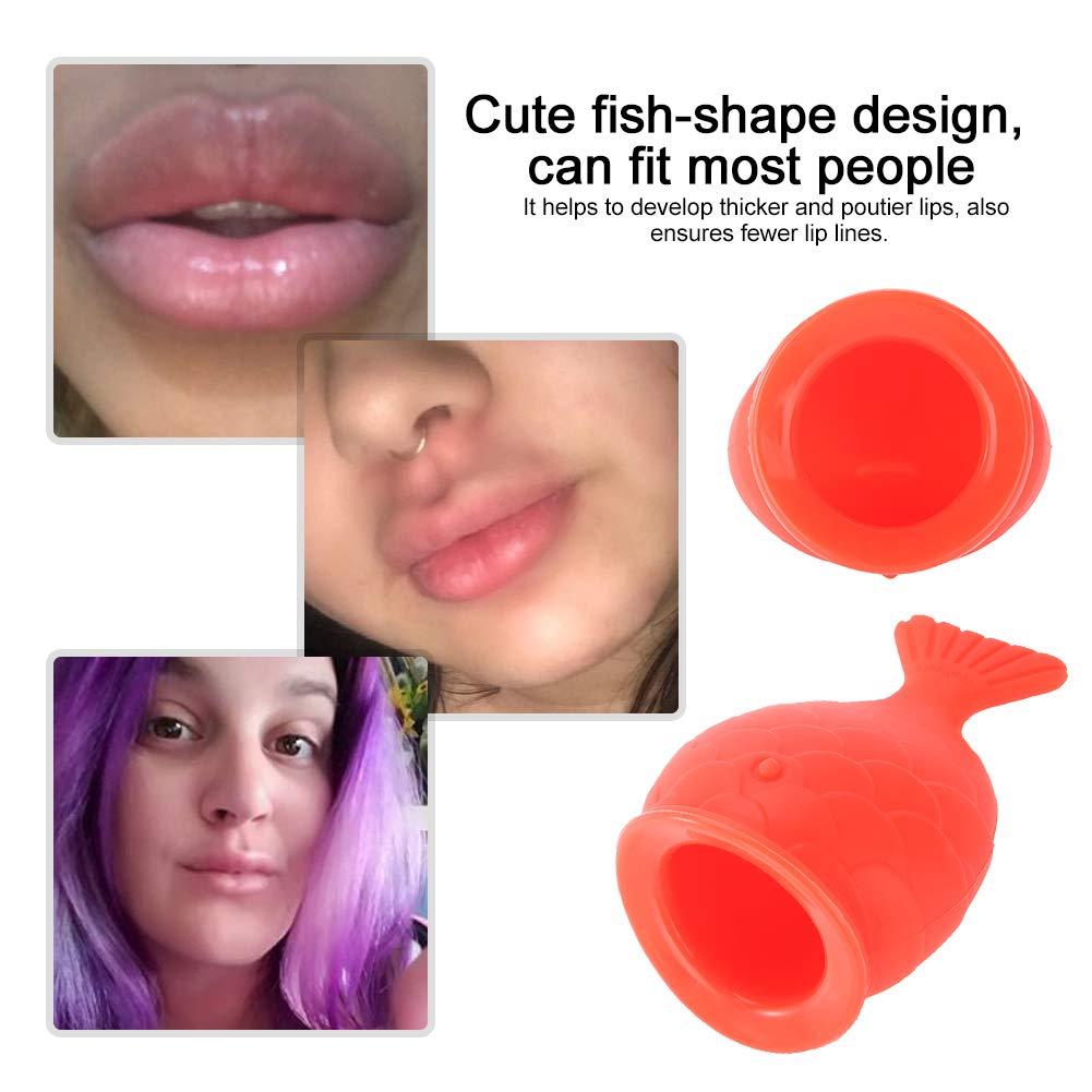 Fishshaped Silicone Lip Plumper Tool for Full Lips Enhancement