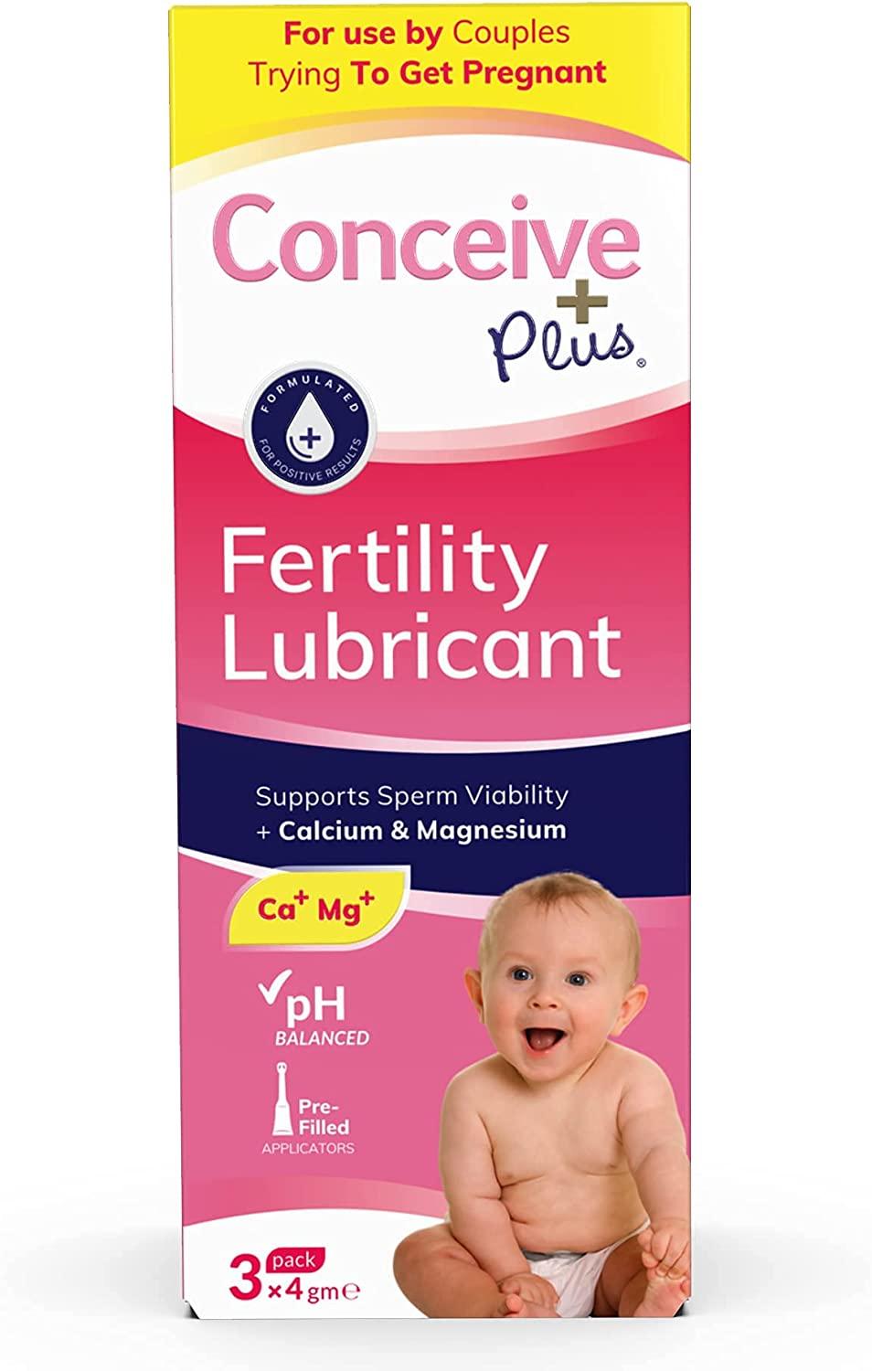 Conceive Plus Fertility Lubricant Travel Size 3 x 4g Applicators