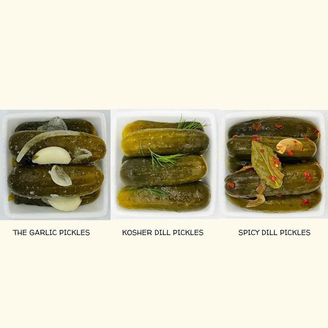 Real Fermented & Probiotic Pickles for Gut Health BEST PICKLE BUNDLE