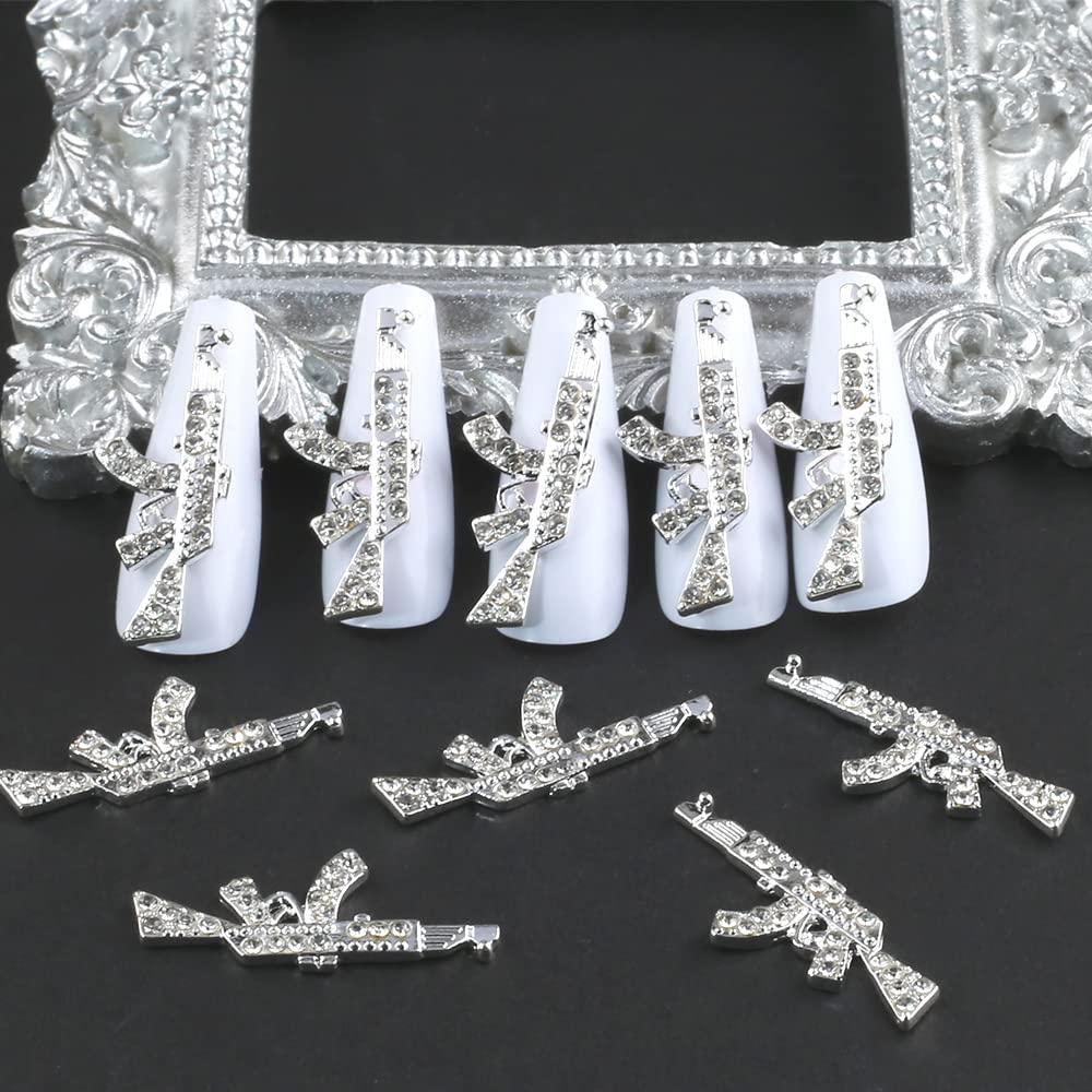 Alloy Cross Nail Charms Luxury Diamond Cross Charms for Nails Metal Cross  Nail Charm 3D Nail Art Charms Nail Gems Nail Jewels For Nail Art  Rhinestones Jewelry Nail Accessories Nail Supplies 10pcs/set