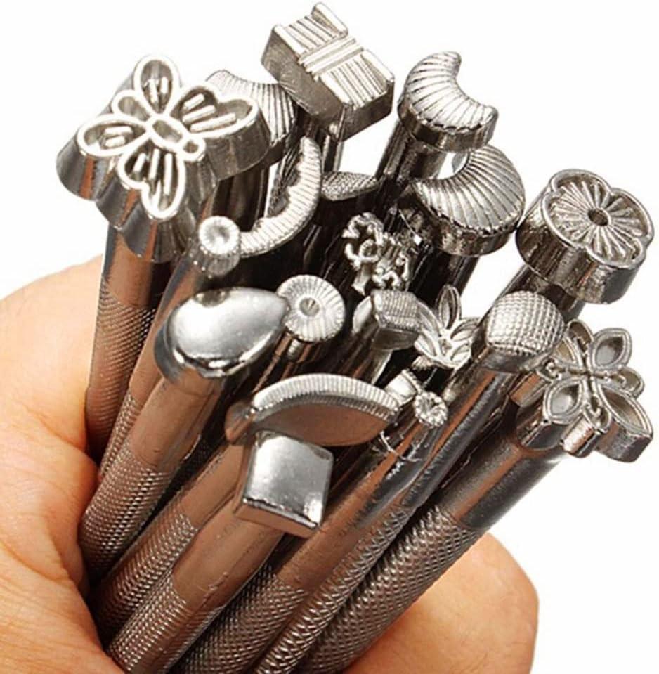 DandS ltd Leather Stamp Tools Stamps Stamping Carving Punches Tool Craft  Leathercrafting Punch : : Arts & Crafts
