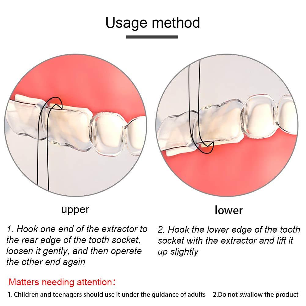 Angzhili 5 Pcs Clear Aligner Removal Tool for Invisalign Braces Aligner