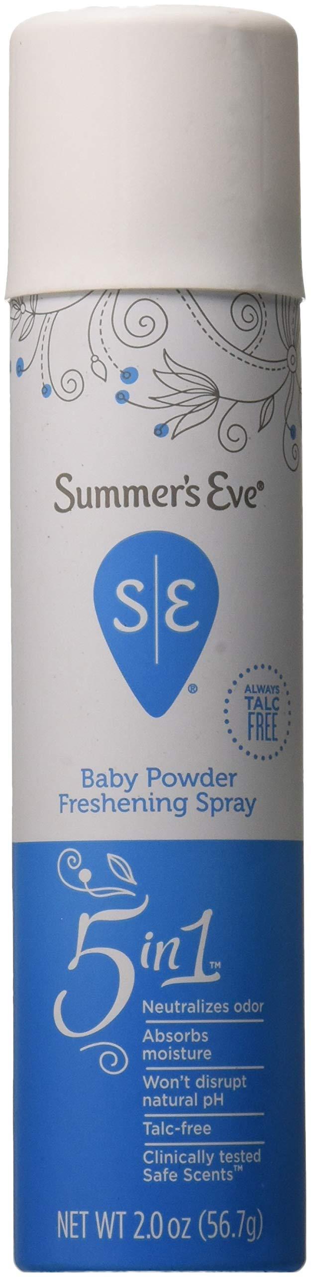 Summer's Eve Feminine Deodorant Spray Baby Powder Deodorant Spray 1ct.
