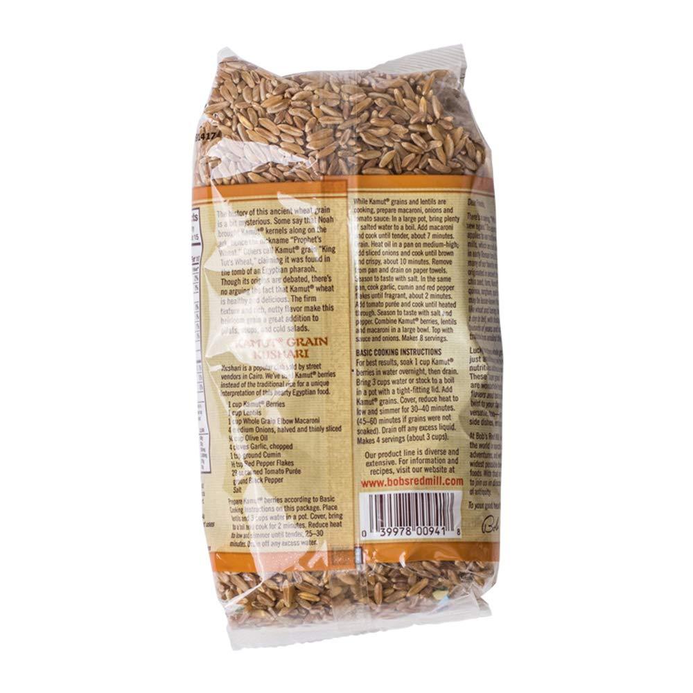 Organic Whole Grain Kamut 24 oz Bobs Red Mill