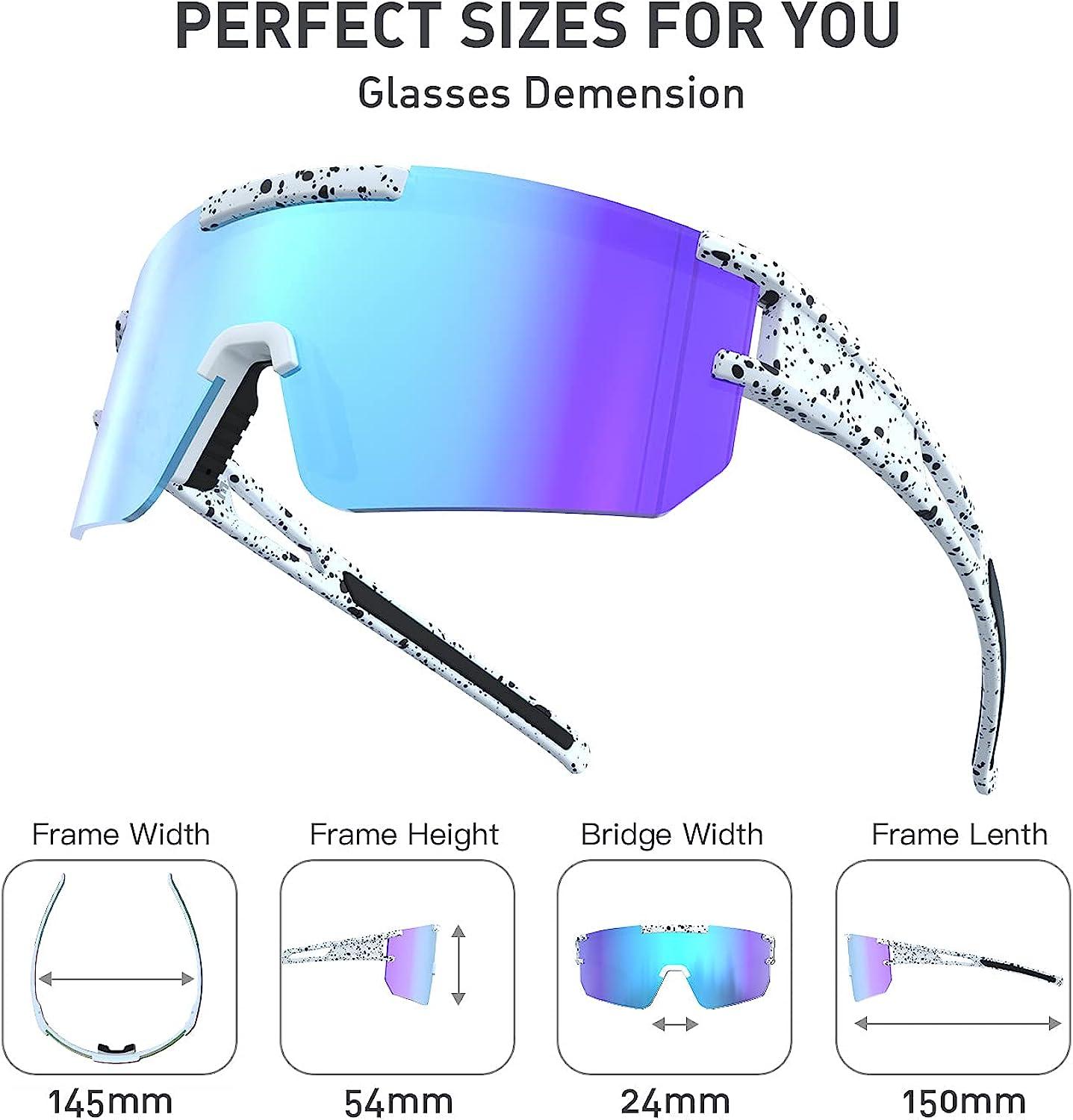 G2RISE Polarized Sunglasses for Men Women - Trendy Sunglasses with UV Protection  for Driving & Fishing Cycling Running Sports Blue