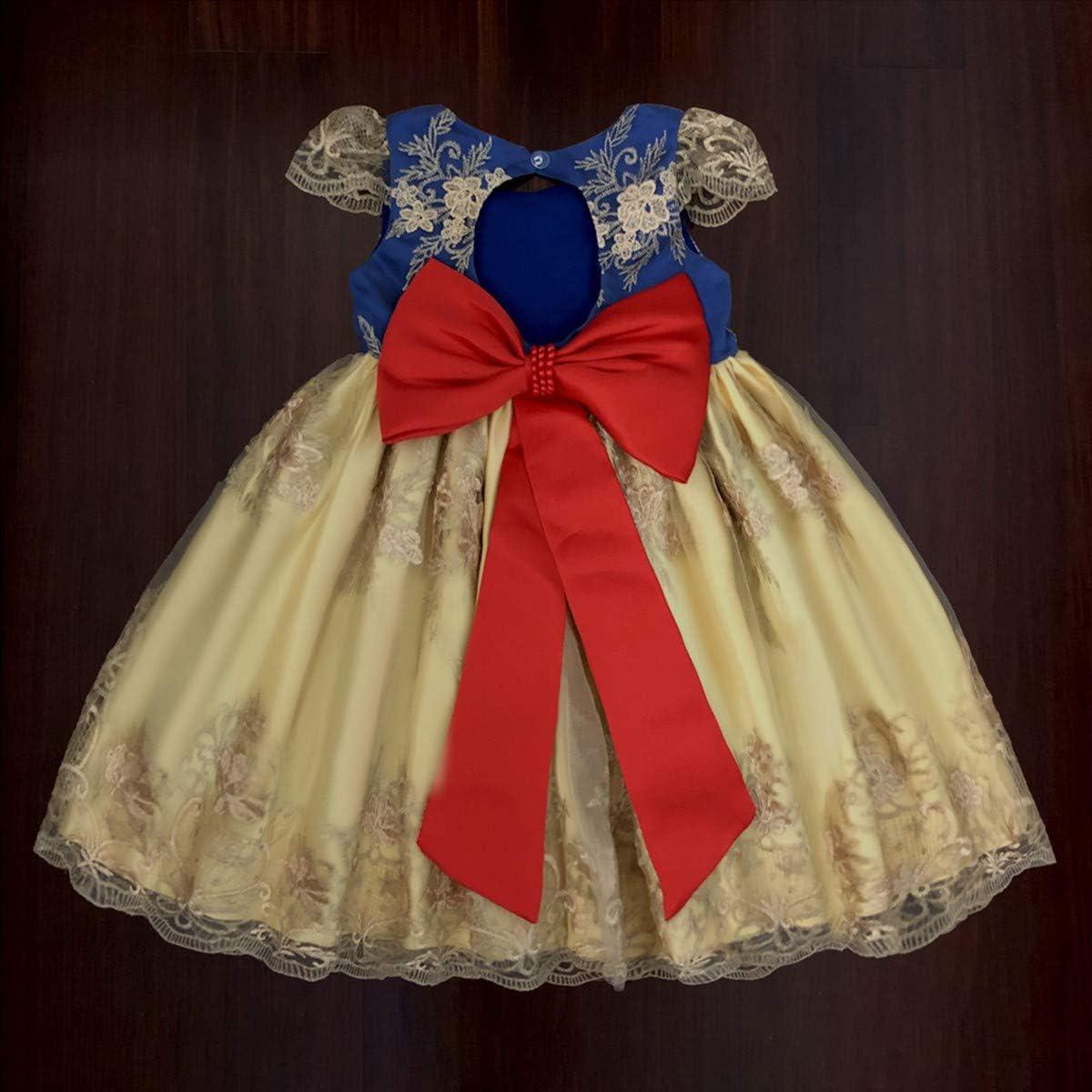 Myrisam Baby Girls Princess Party Dress with Headwear | Birthday Wedding Christening  Baptism Tutu Gown 5-6 Years Yellow | Buy Now with Express International  Delivery | GoSupps.com