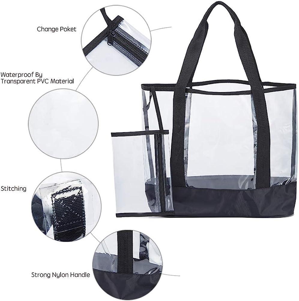 Women's Shoulder Bag Transparent Tote Bag 