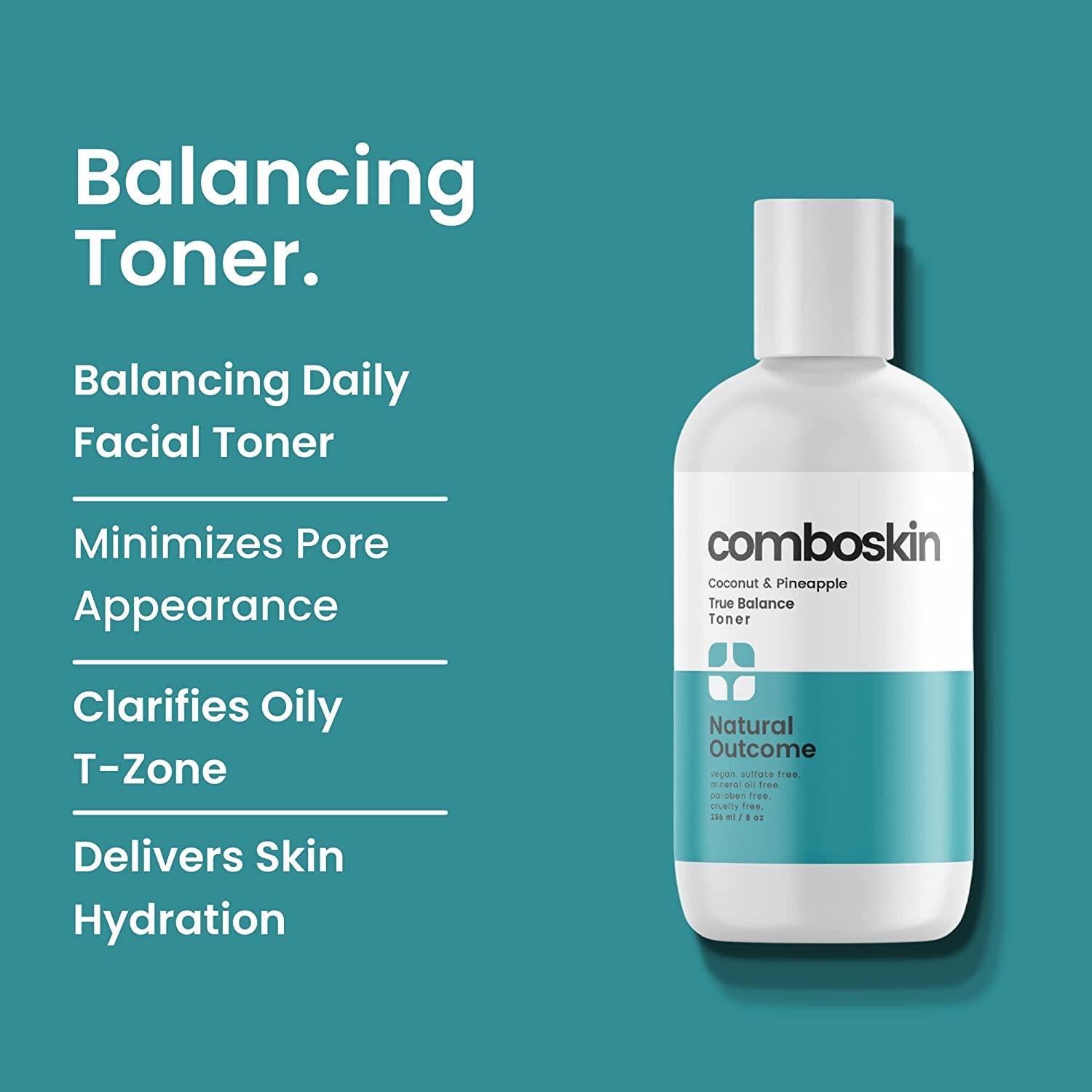 Combination Skin Balancing Face Toner Alcohol Free Witch Hazel Facial