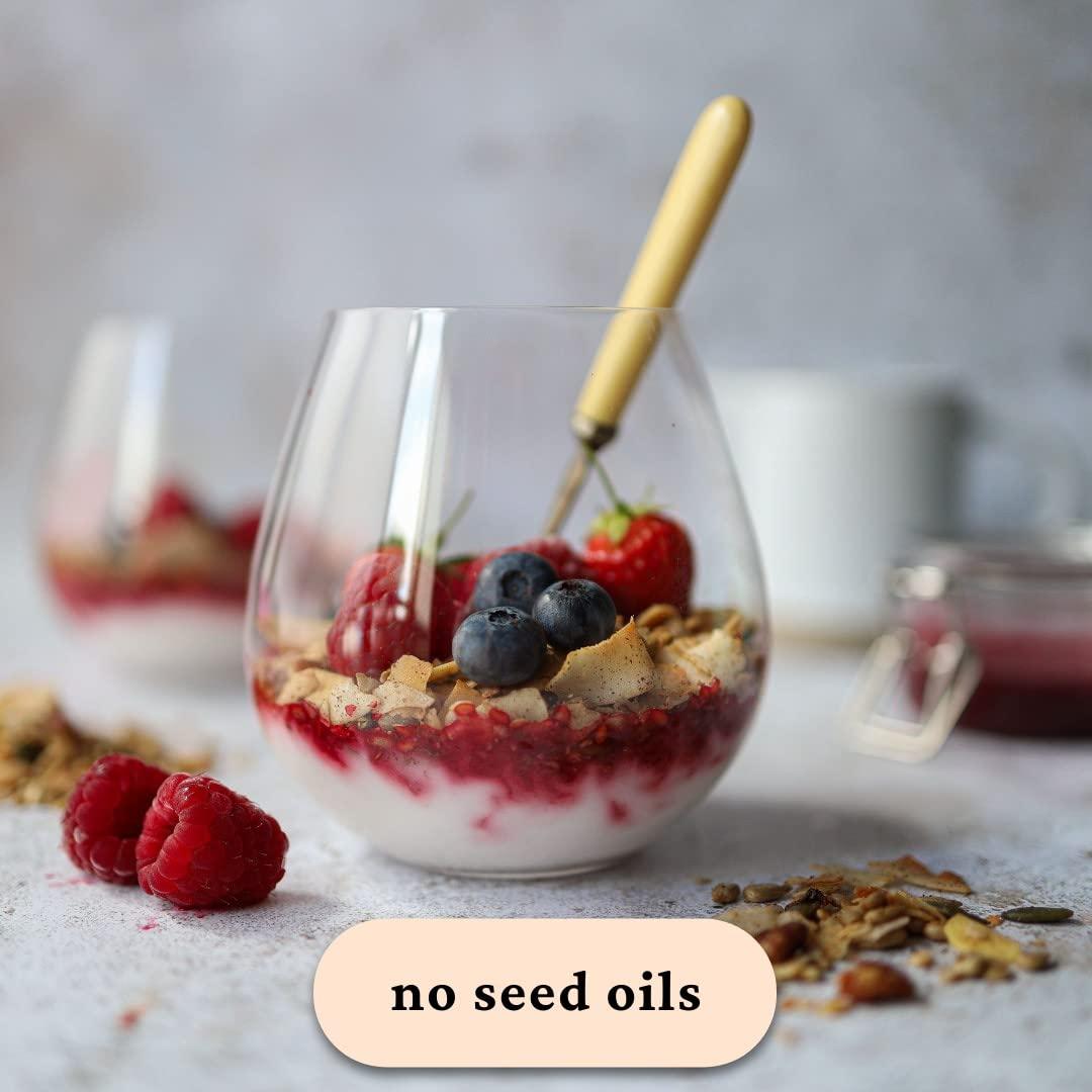 Pecan & Almond Keto Granola LARGE 35oz Resealable Bulk Bag Gluten Free, Unsweetened, No Salt