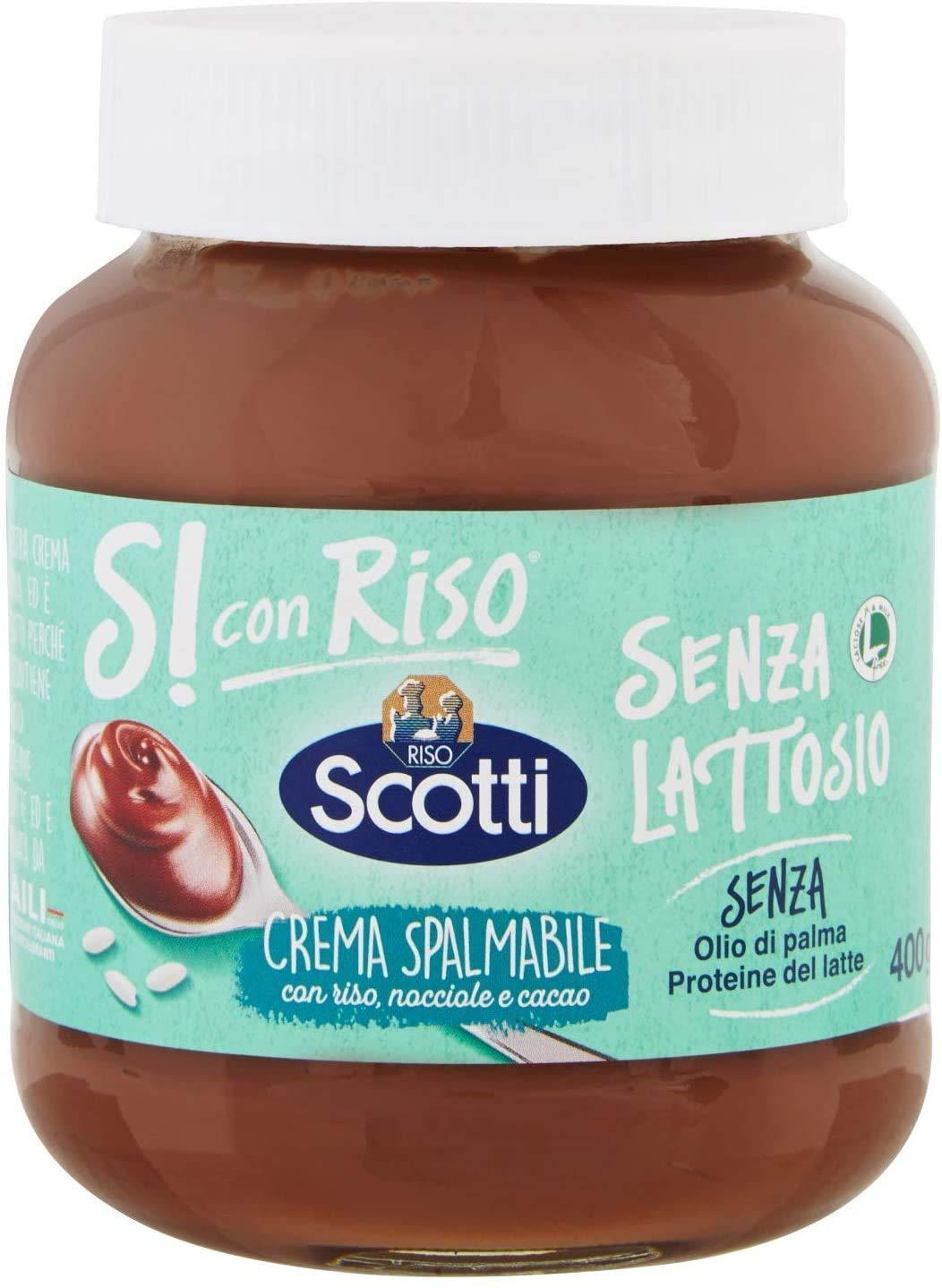 Crem Riso Riso Scotti Riso Scotti Si con Riso Spread Cream with Rice Hazelnuts ...