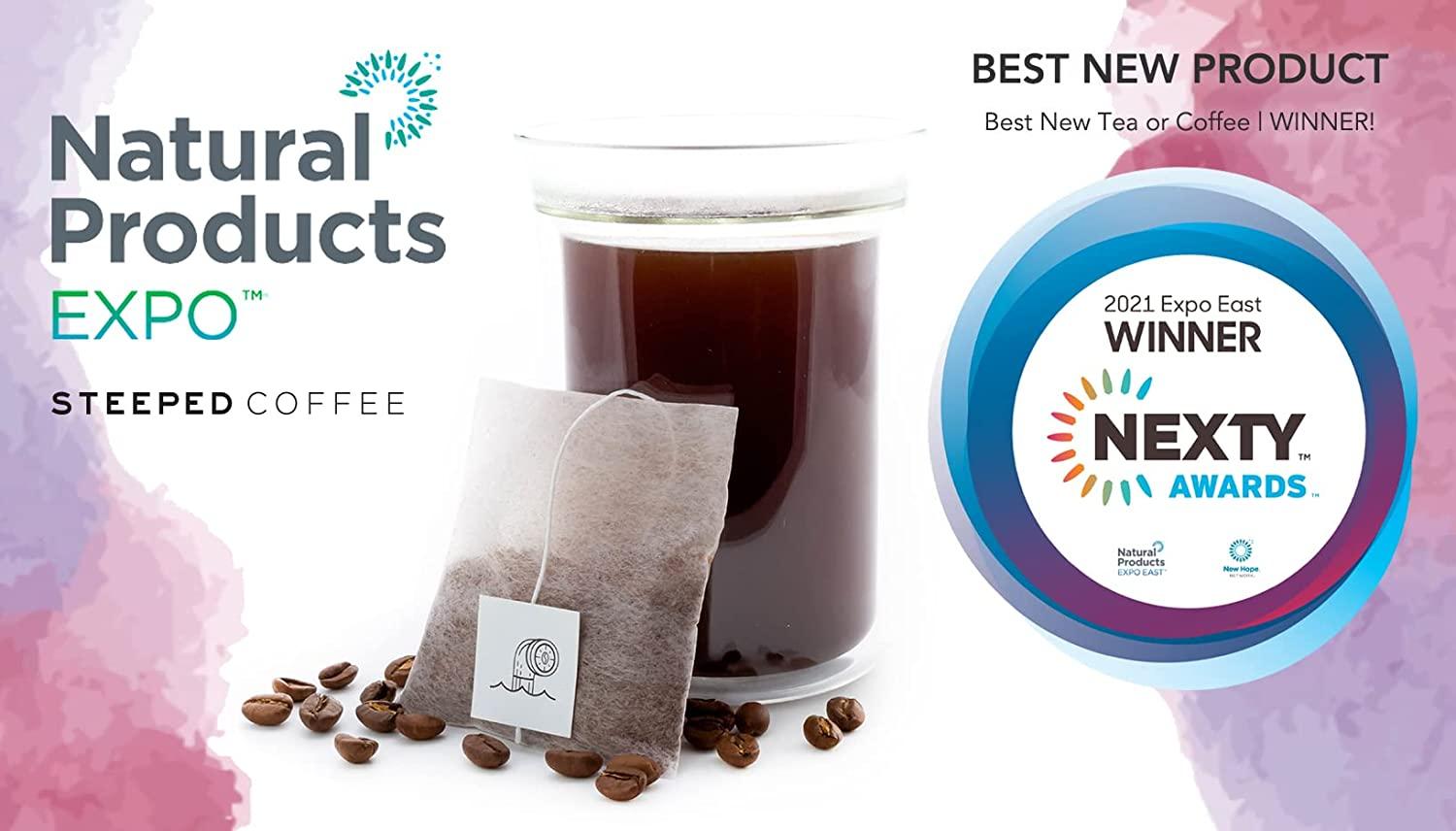 Single Serve Coffee Packs, Steeped Variety Pack, Just Add Water, Direct