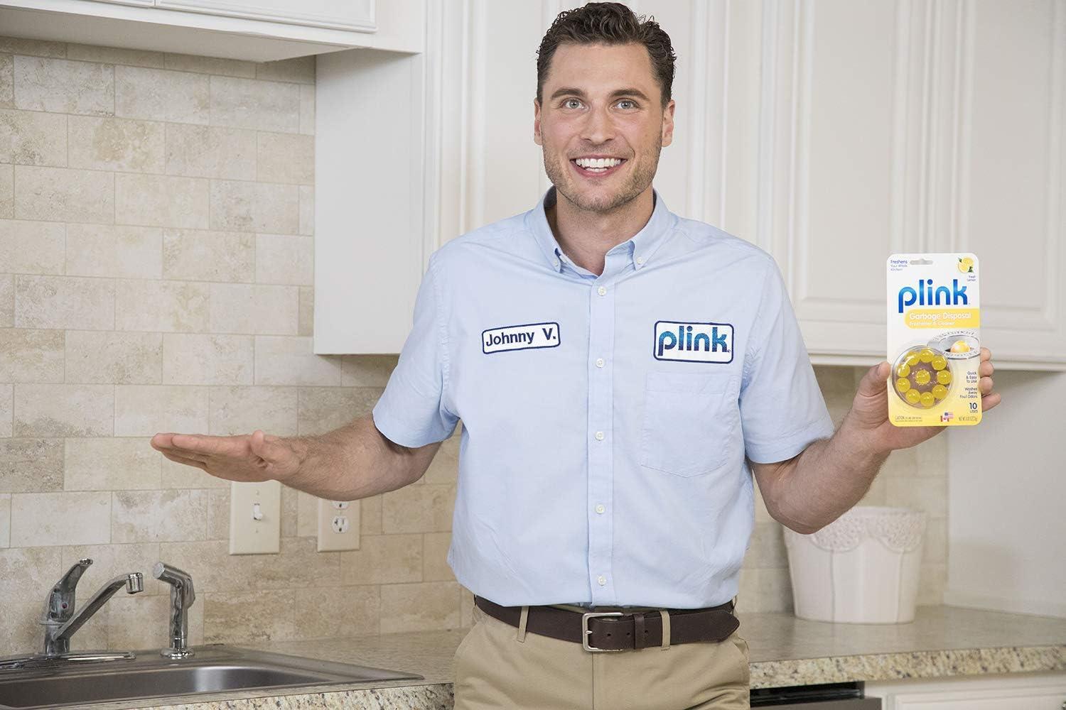 Plink Garbage Disposal Cleaner and Deodorizer, 10 uses (1 pack)