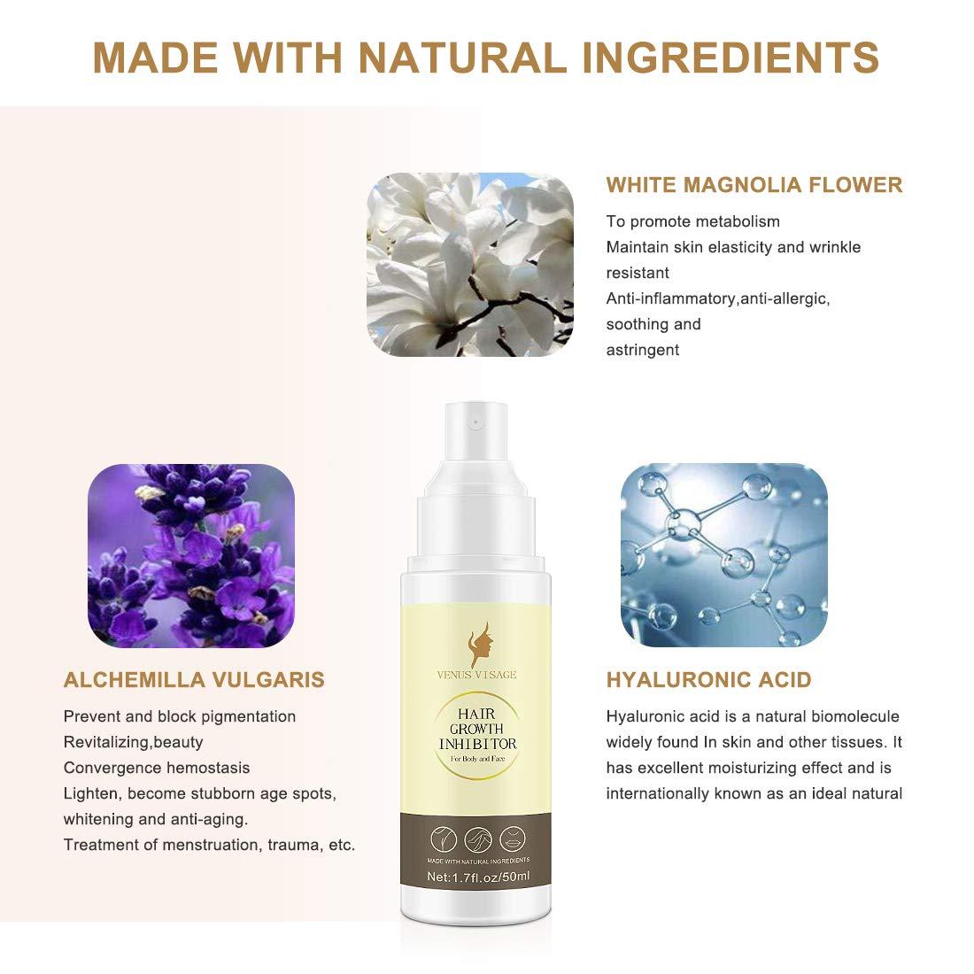 Hair Inhibitor 50ml NonIrritating Hair Stop Growth Spray for Body