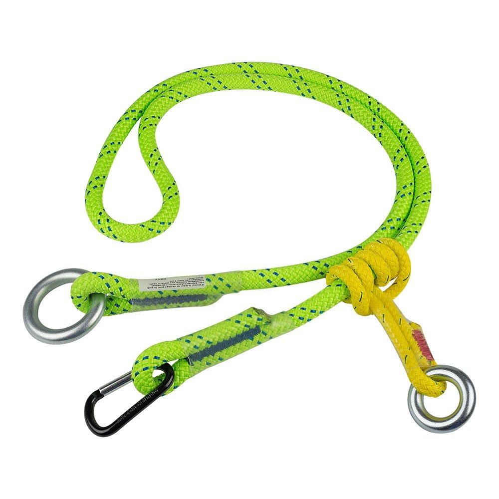 ROPE Logic 5/8 X 10' Adjustable Friction Saver with Carabiner Green