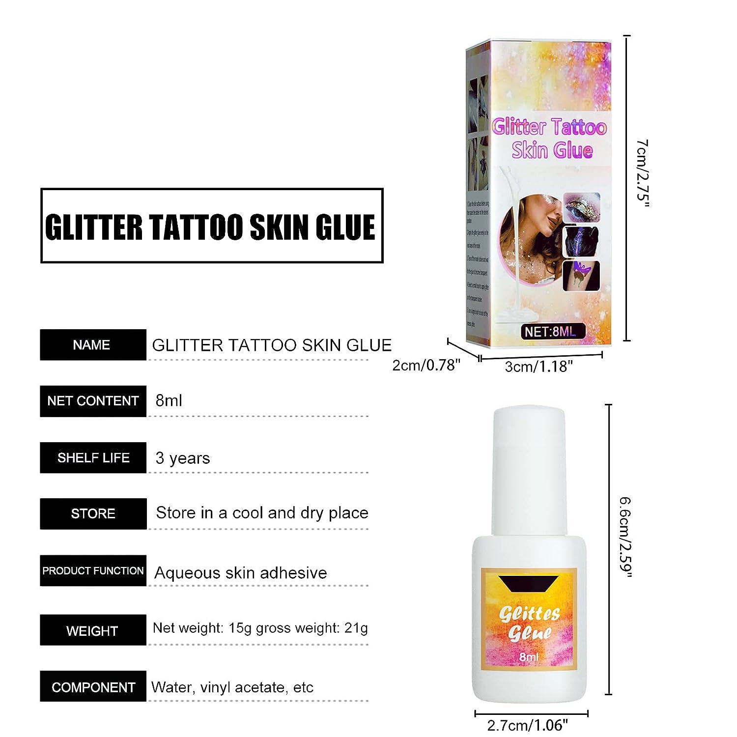 Skin Glue For Glitter Tattoos Body Glitter Glue Adhesive Face for