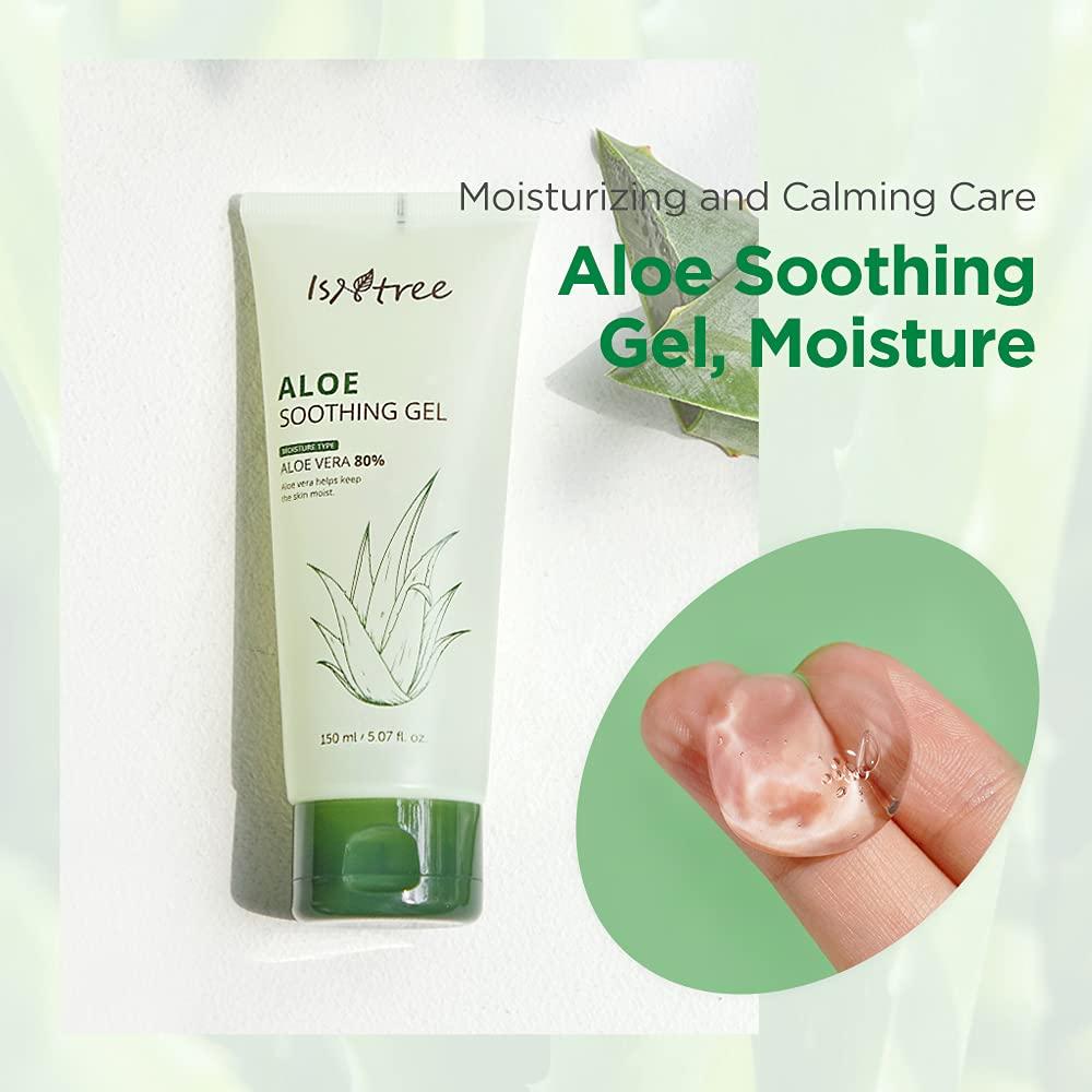 Isntree Aloe Soothing Gel 80% Aloe Vera | 5.07 fl oz (150 ml) - Hydrating  Skin Relief | Buy Now with Express International Delivery | GoSupps.com