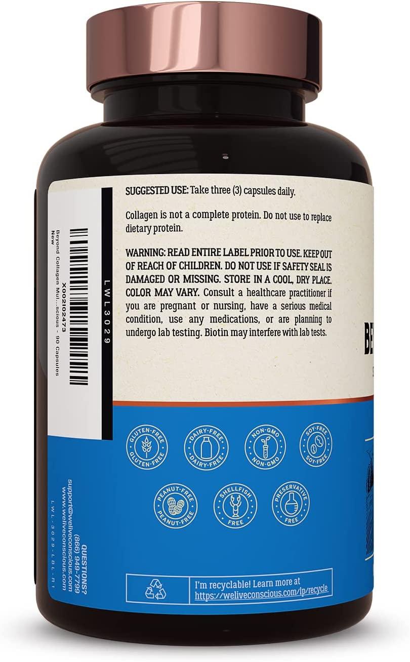 Beyond Collagen Multi Collagen Capsules with Biotin & Vitamin C 90