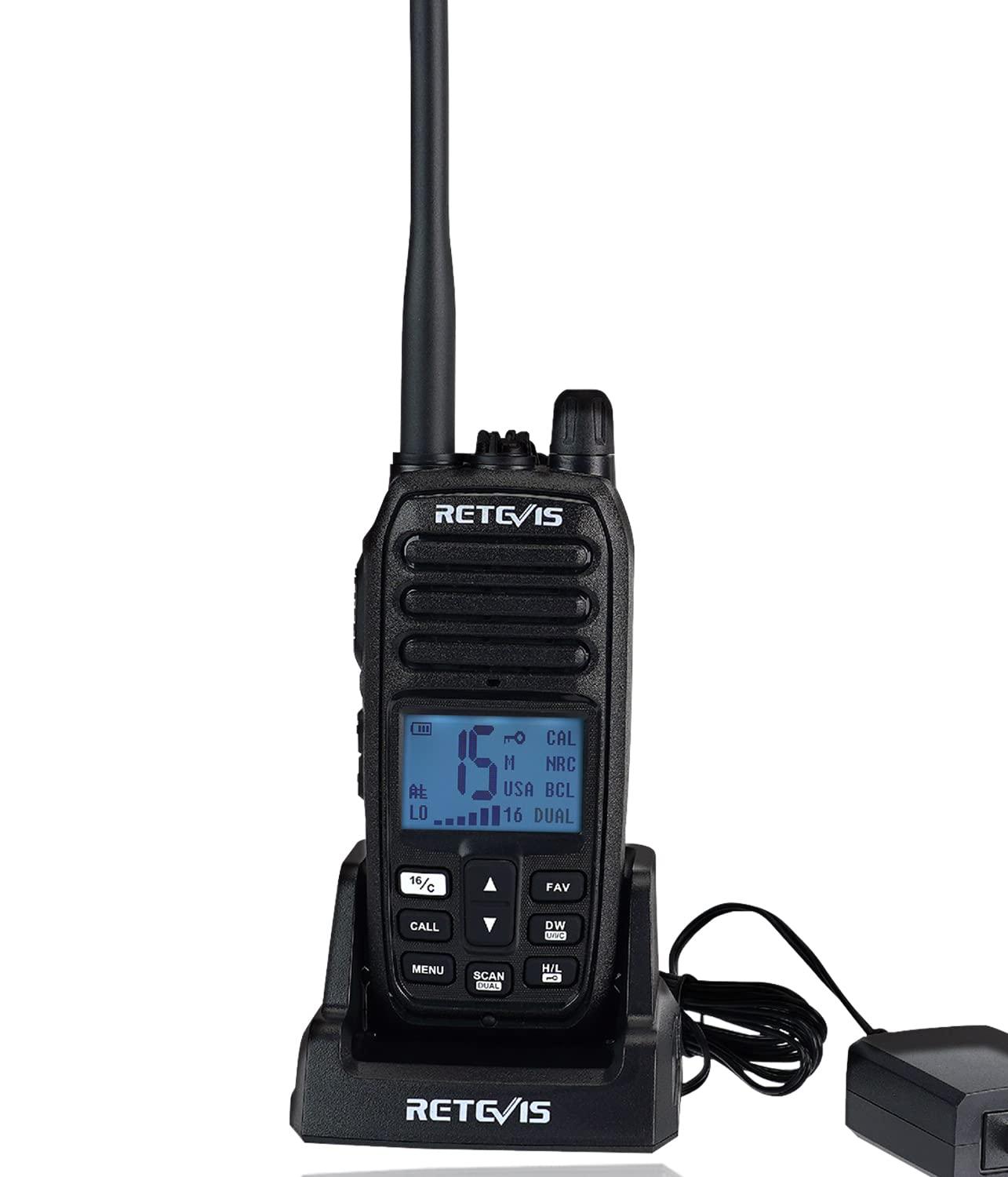 Retevis RM21 Handheld Floating Marine Radio with NOAA Weather