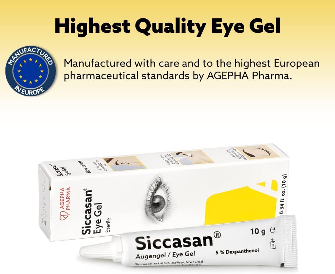Siccasan & Siccaforte Eye Gel for Dry Eyes Intensive Carbomer