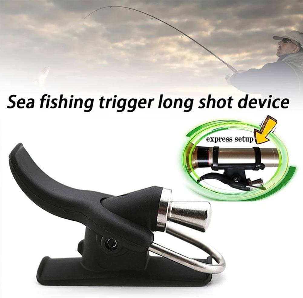 soonbuy 2 Pack Zeevissen Casting Trigger, Casting Cannon Clip, Bionische Vinger, Duimknop, Vaste Spoel Casting Hulp voor Zee Kust Strand Vissen Kleurrijk