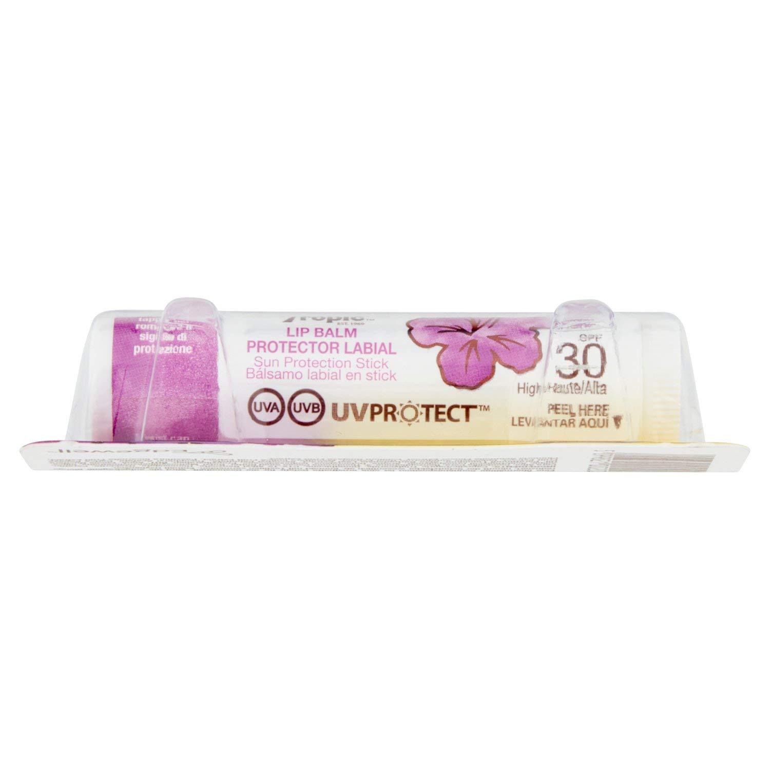 Hawaiian Tropic Lip Balm Stick SPF 30 Water Resistant - Sun Protection ...