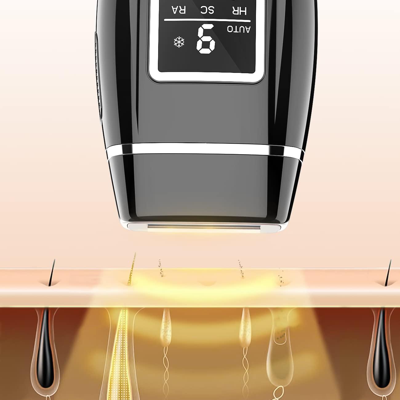 Yachyee Laser Hair Removal Device with Innovative Ice Cooling Care