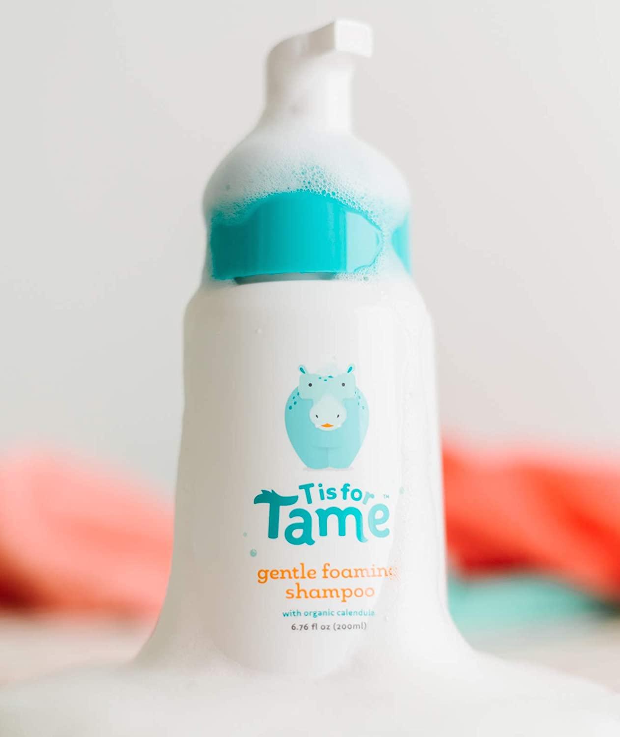 T is for Tame Cradle Cap Shampoo for Babies, Toddlers & Kids Made