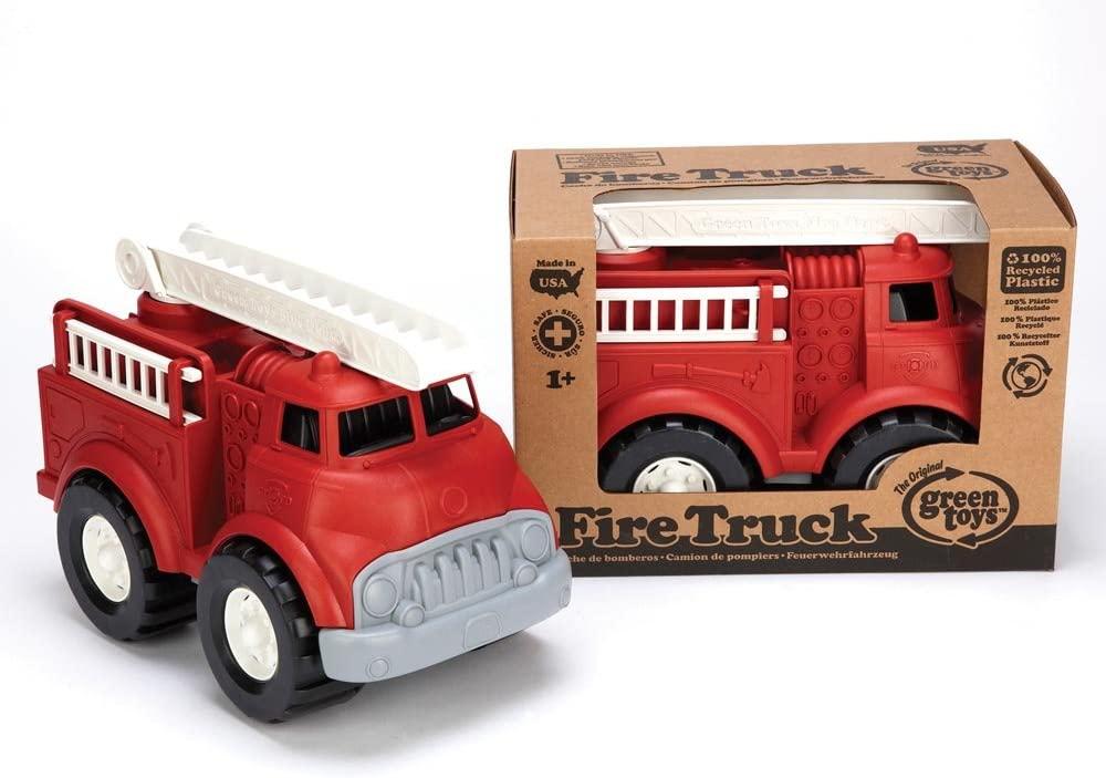 Green Toys Fire Truck - BPA Free, Phthalates Free Imaginative Play