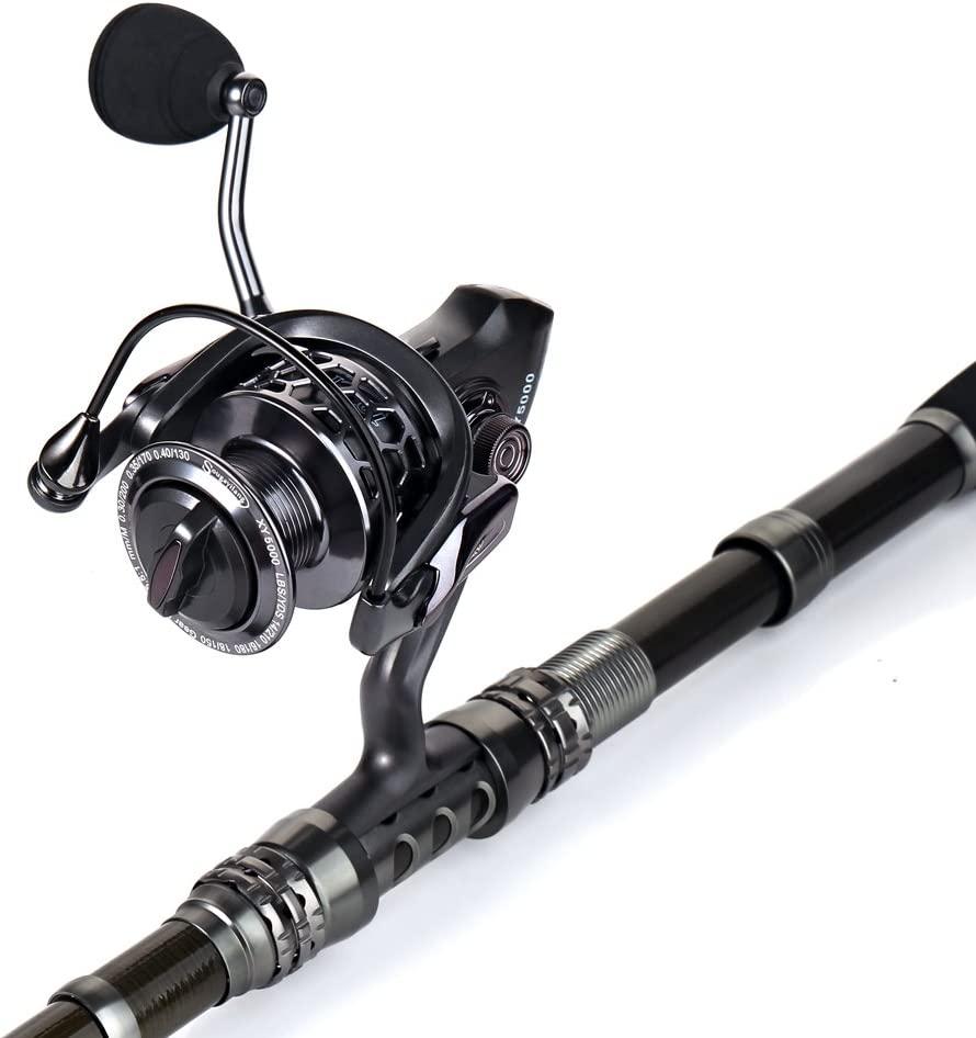 Fishing Rod Combo, Fishing Pole with Spinning Reels, Fishing