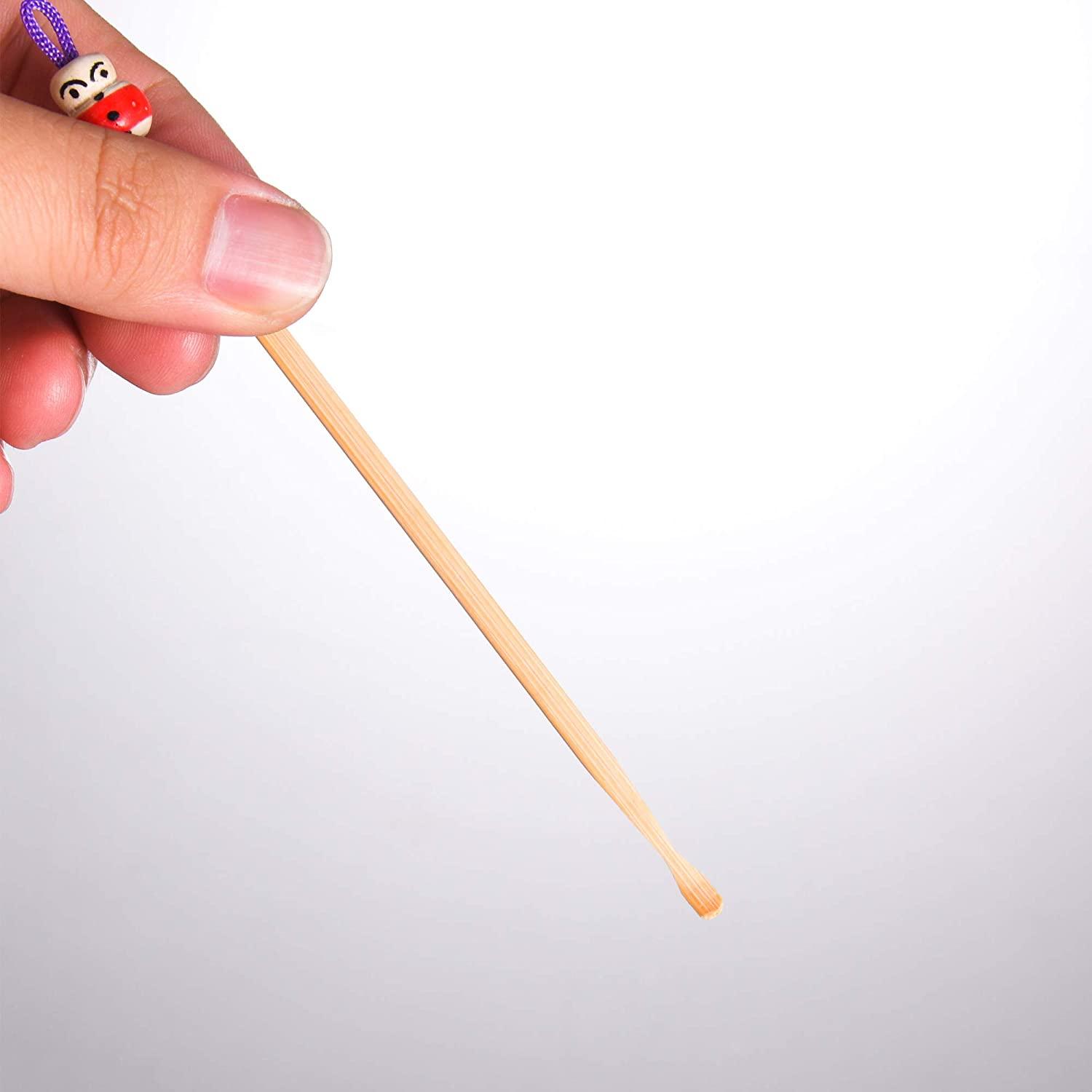 10pcs Bamboo Ear Pick Ear Cleaner Ear Spoon Earwax Curette Remover