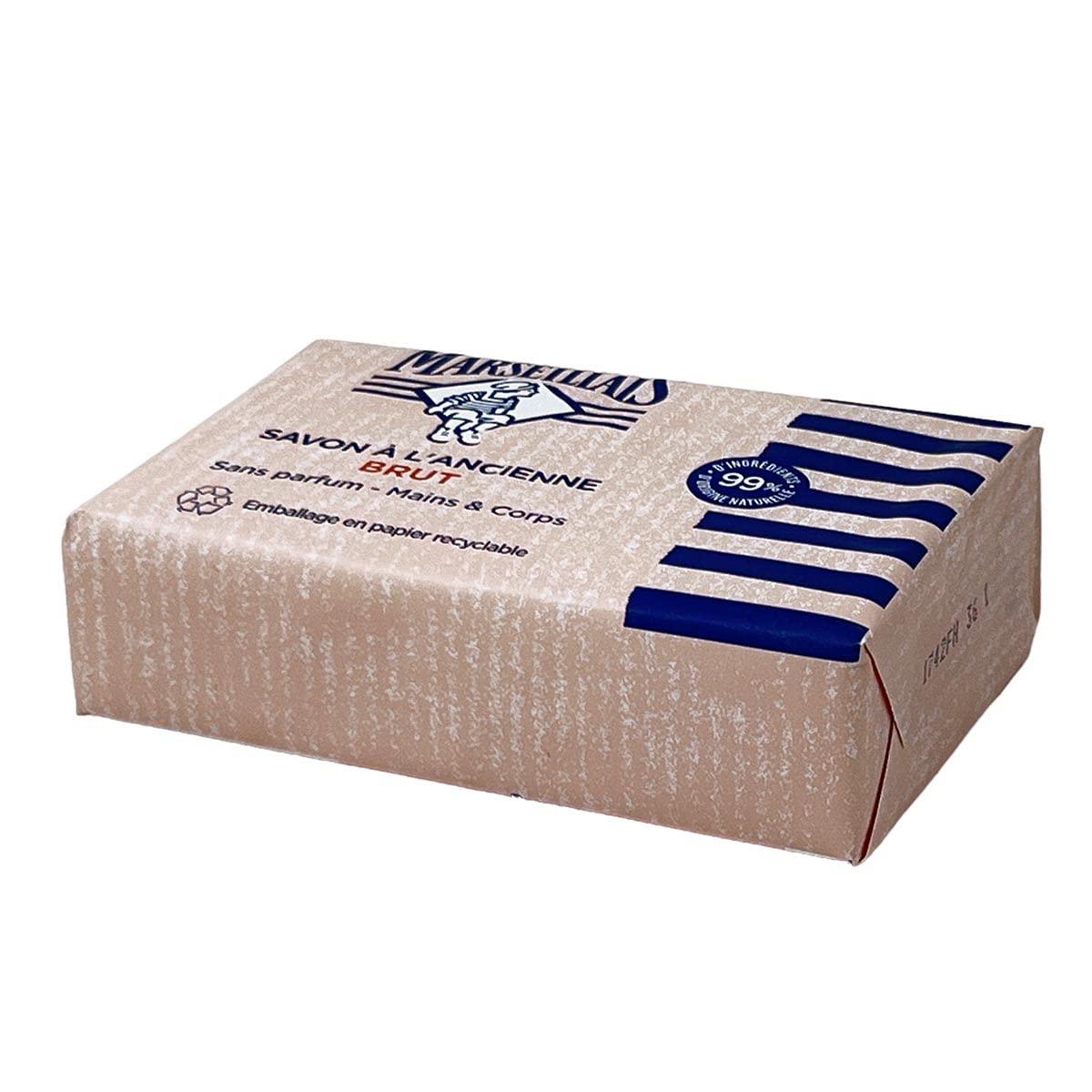 Le Petit Marseillais Savon Brut Unscented French Marseille Soap Bar