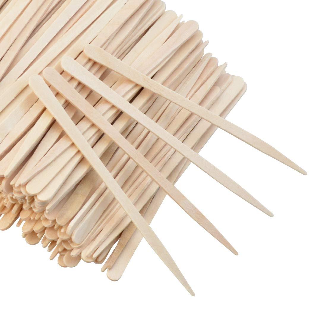 1000 Pieces Small Wax Sticks Wood Waxing Spatulas Applicator Sticks Wooden  Craft Sticks Hair Nose Wax Stick for Hair Body Eyebrow Removal.