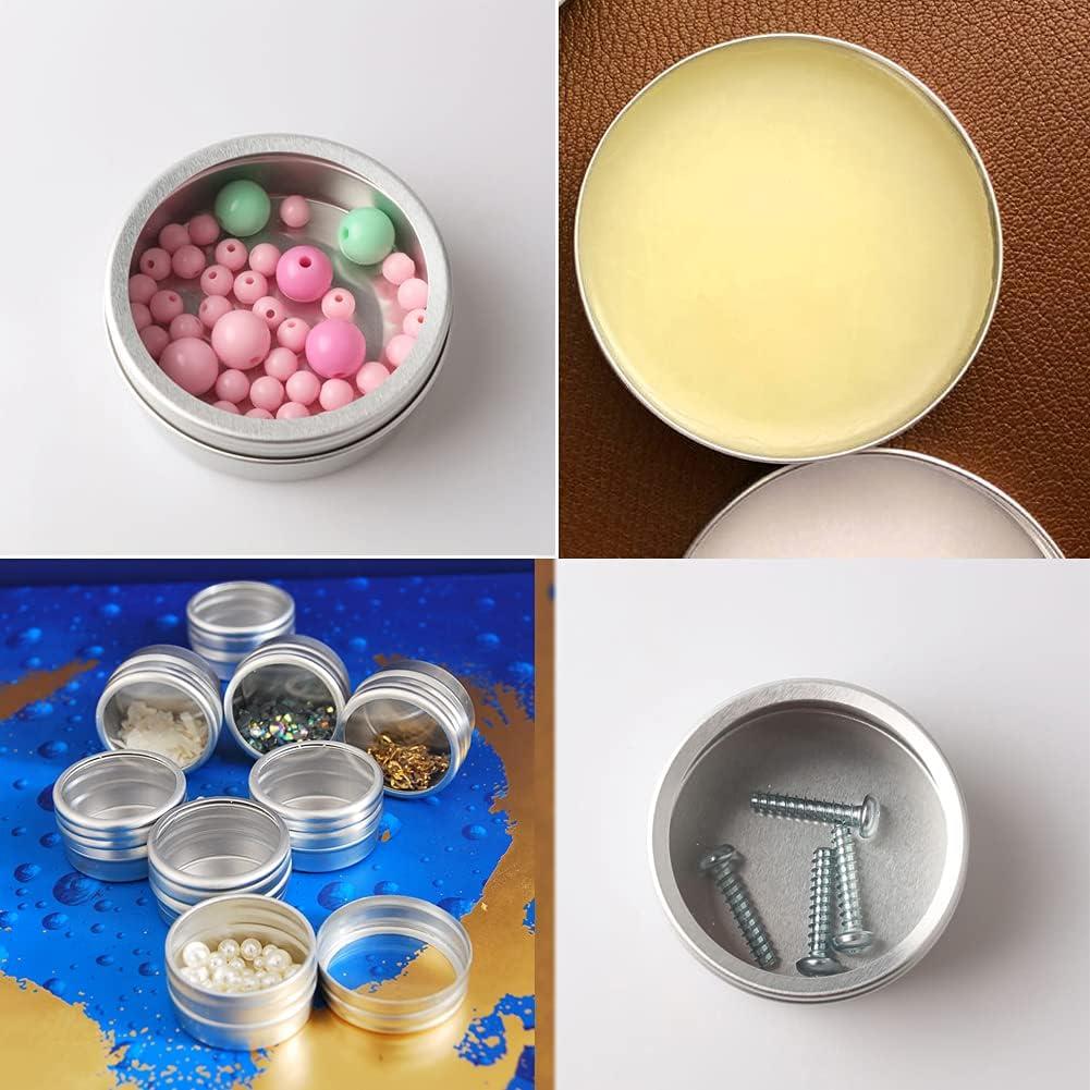 ZEOABSY 24 Stu00fcck 15ml Silber Leere Aluminiumdose